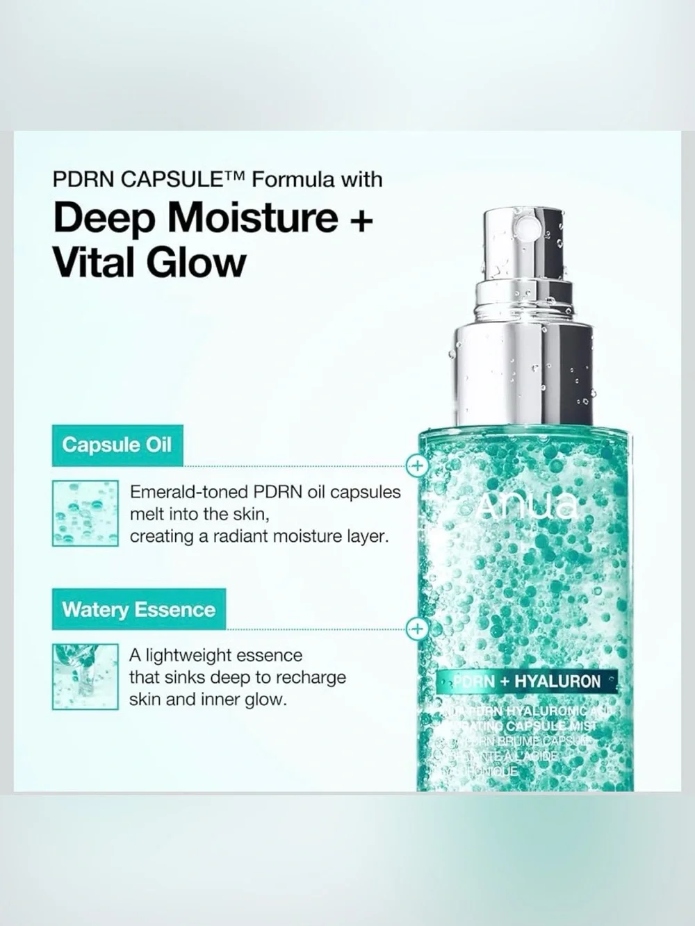 Anua PDRN 100 Hyaluronic Acid Hydrating Mist